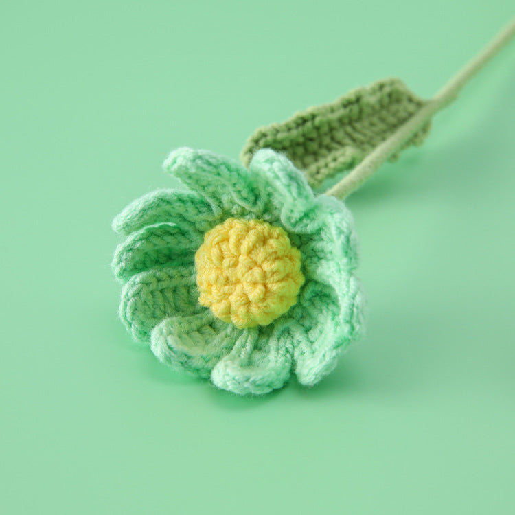 Cute and Charming: Woolen Curly Chrysanthemum Flower Branches - Miniature Chrysanthemums for Wedding Table Decor, Featuring a Countryside and Classical Style with Colorful Chrysanthemums