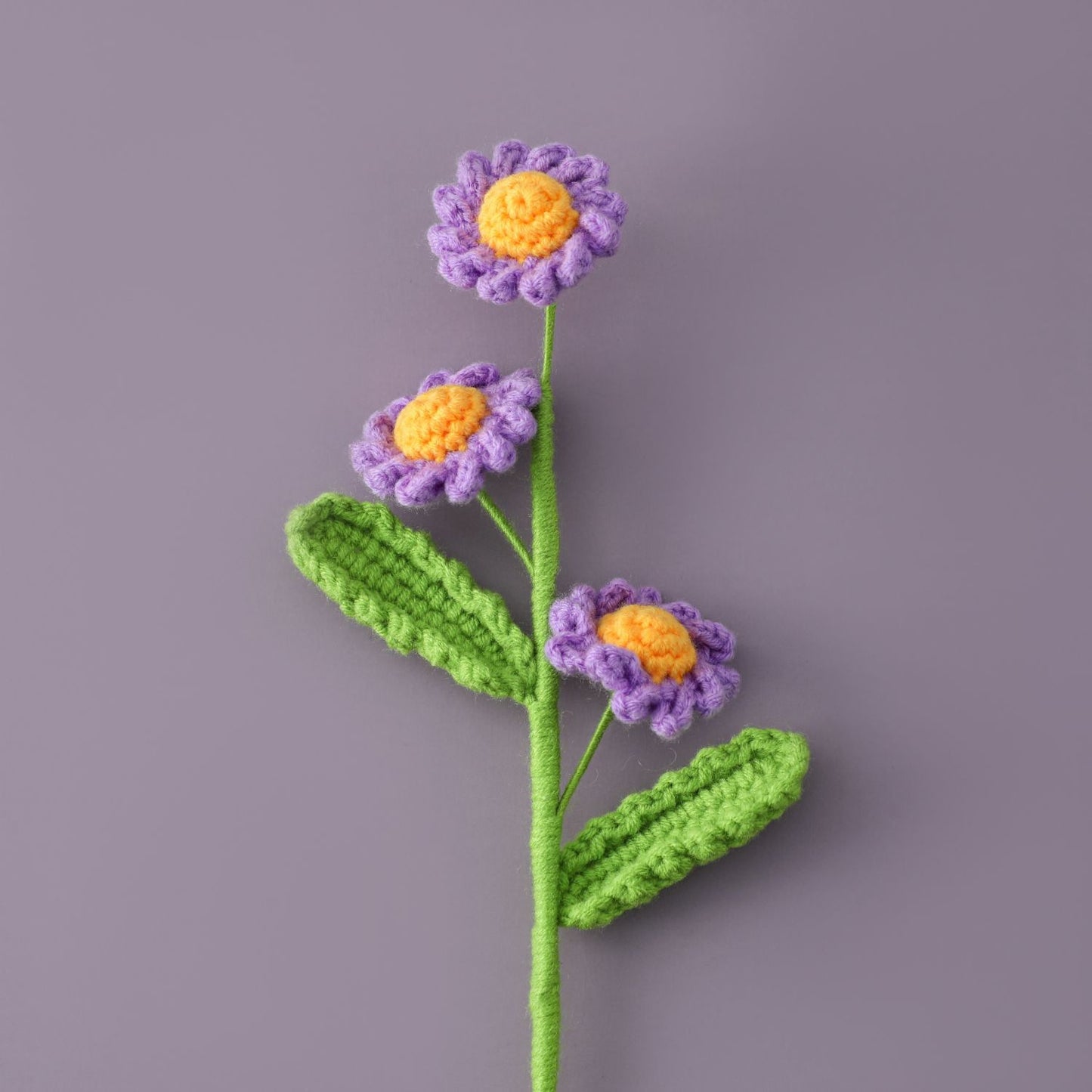 Symbolizing Hope, Multi-Headed Crocheted Daisy Flower Bouquet, Perfect for Students, Teachers, and Pure Love Blossoms