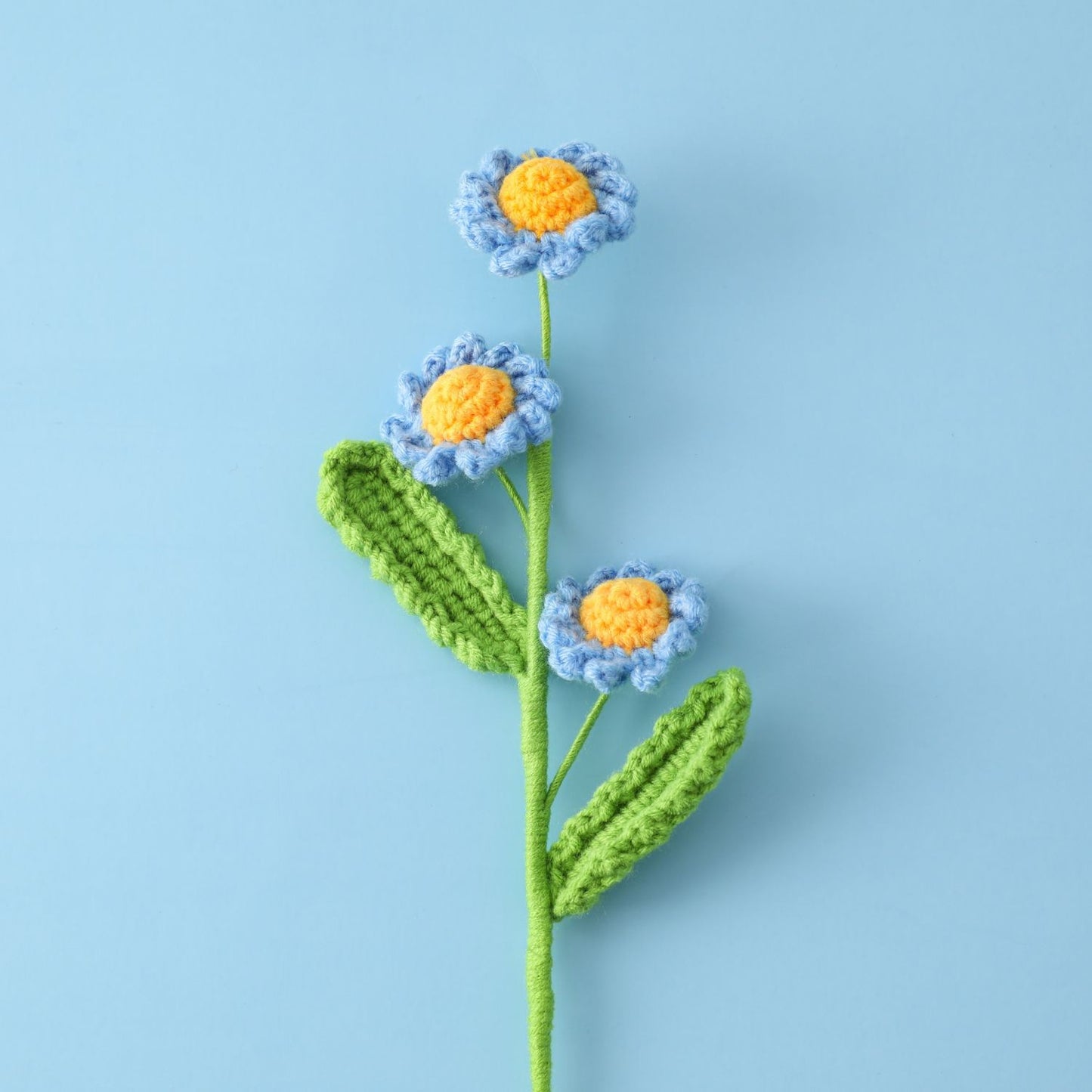 Symbolizing Hope, Multi-Headed Crocheted Daisy Flower Bouquet, Perfect for Students, Teachers, and Pure Love Blossoms