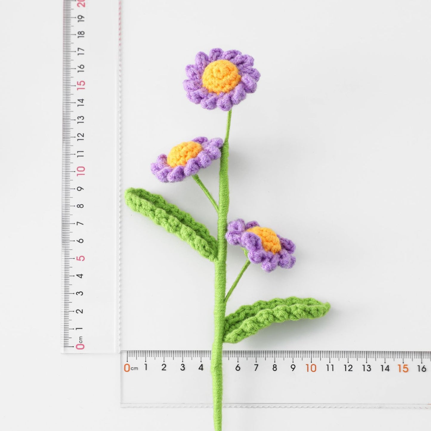 Symbolizing Hope, Multi-Headed Crocheted Daisy Flower Bouquet, Perfect for Students, Teachers, and Pure Love Blossoms