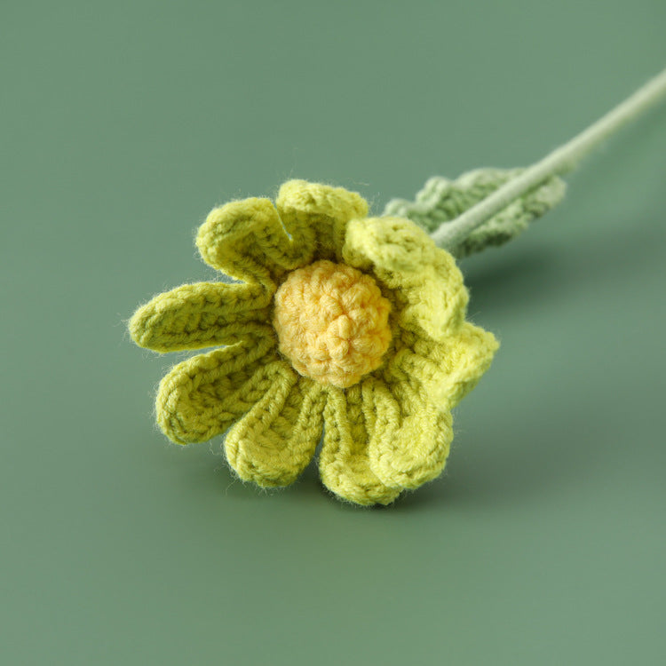 Cute and Charming: Woolen Curly Chrysanthemum Flower Branches - Miniature Chrysanthemums for Wedding Table Decor, Featuring a Countryside and Classical Style with Colorful Chrysanthemums