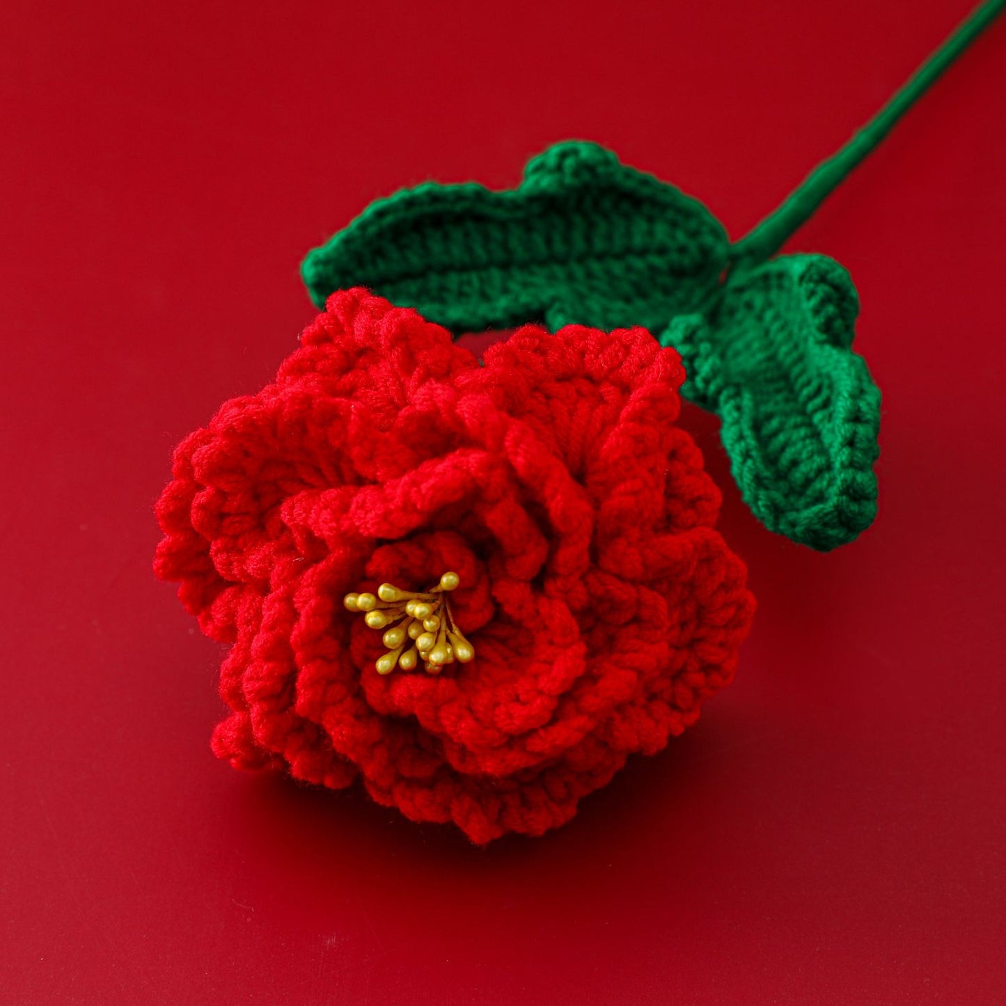 Chinese Style Crocheted Peony Flower Branches: Home Decor, Gifts, Tabletop Planters, Indoor Bouquets – Embracing the Essence of Chinese Culture