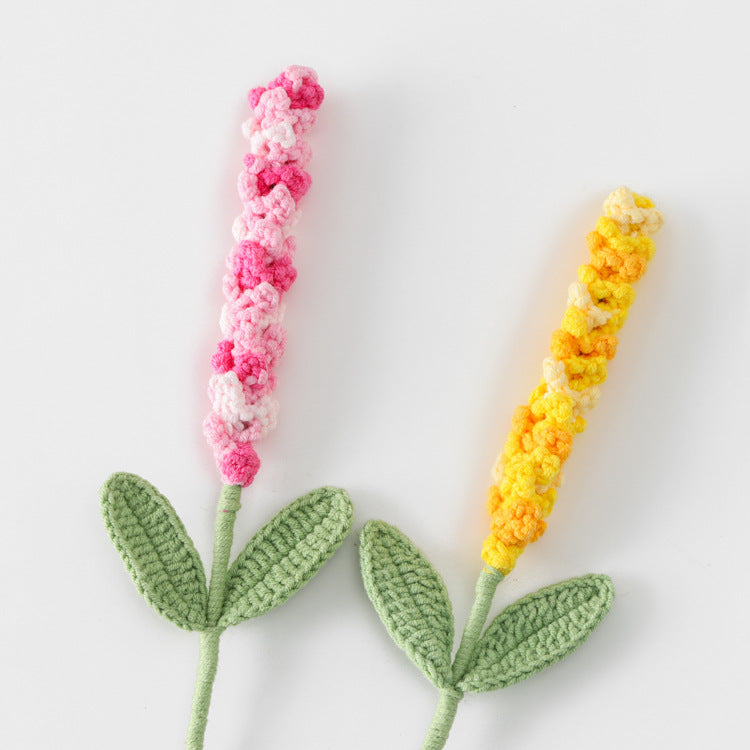 Ready-Made，Milk Cotton Dogtail Grass Flower Branches - A Creative Gift for Special Occasions, Signifying Commitment for a Lifetime