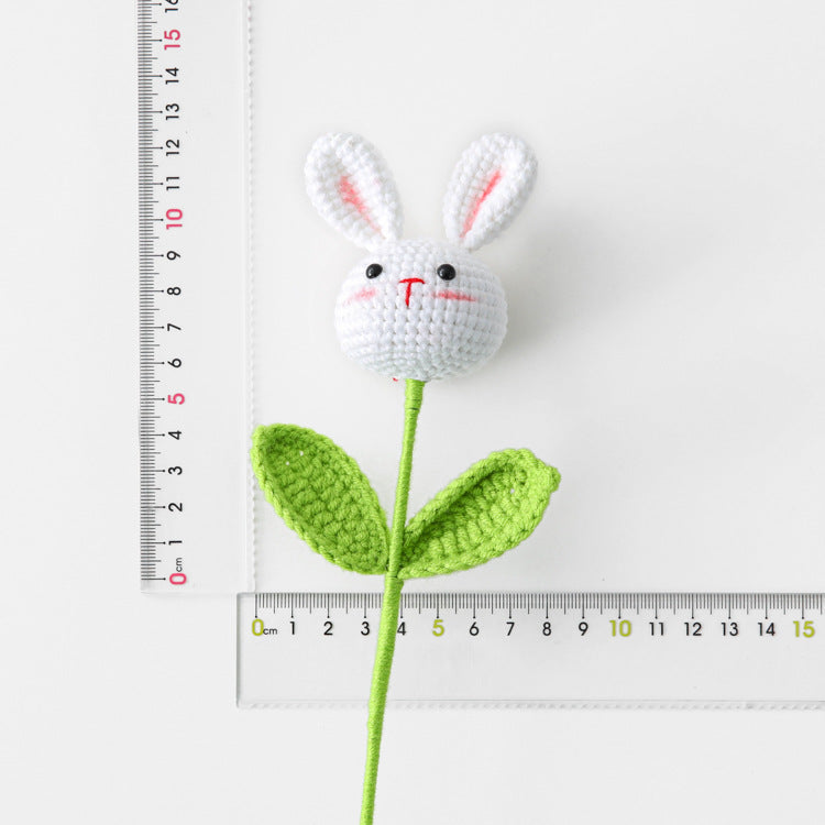 Handcrafted Rabbit Bouquet with Yarn Rabbit Branches, Perfect for Cute and Crafty Creations Cute Rabbit Bouquet