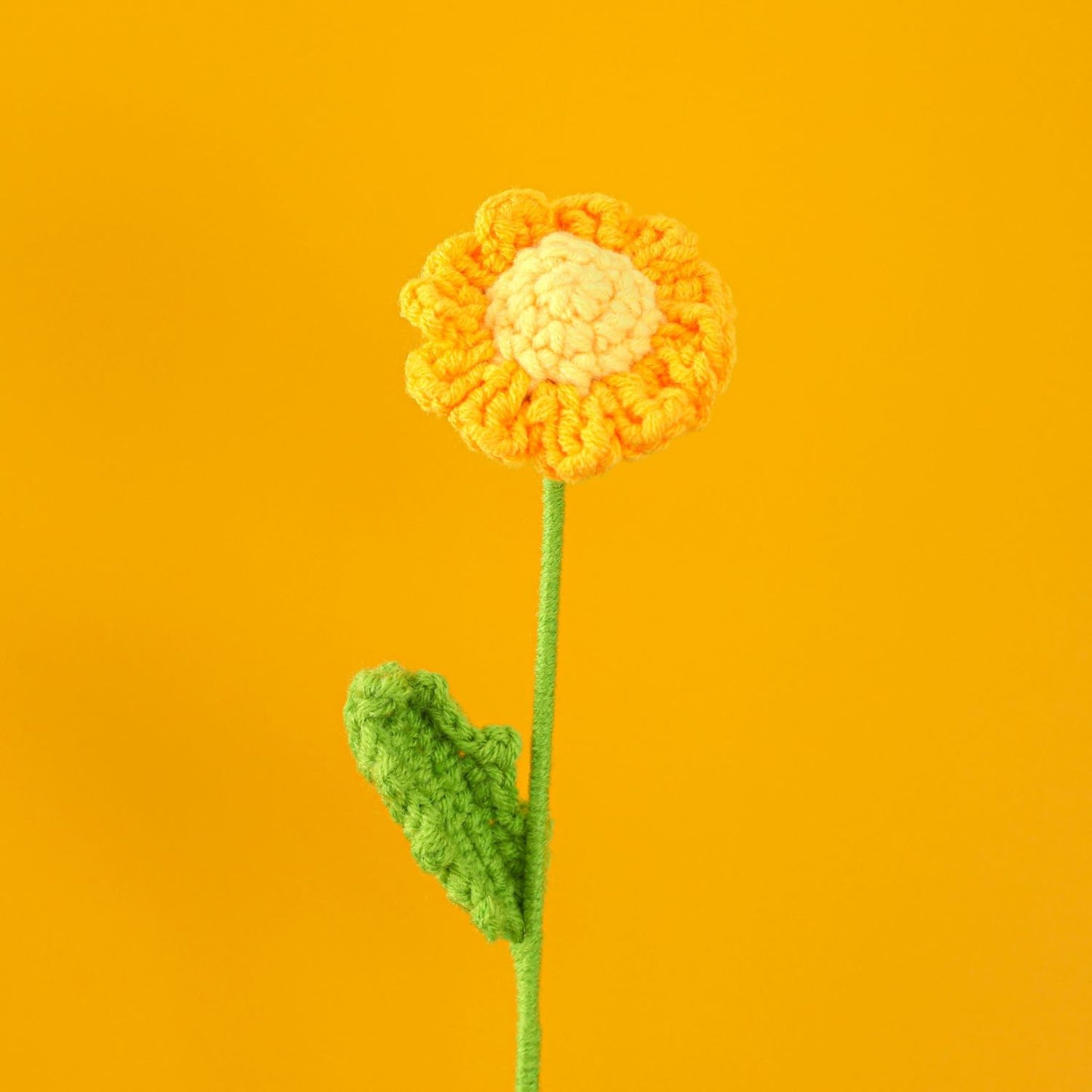 Chamomile Crocheted Daisy Bouquet - Finished Flower Bouquet for Baskets and Hug Buckets,  Bouquet for Weddings