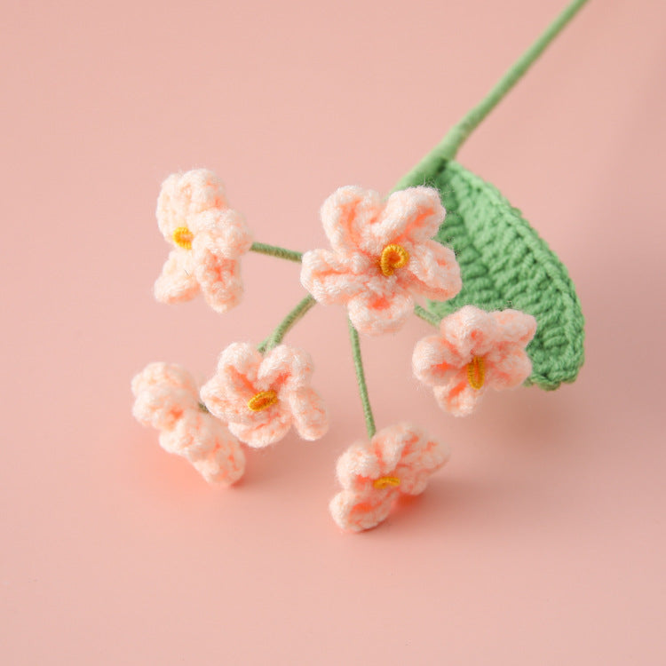 Handmade Forget-Me-Not Bouquet: Office Desk Mini Fresh Artificial Flowers - Ideal Gift for Colleagues and Classmates