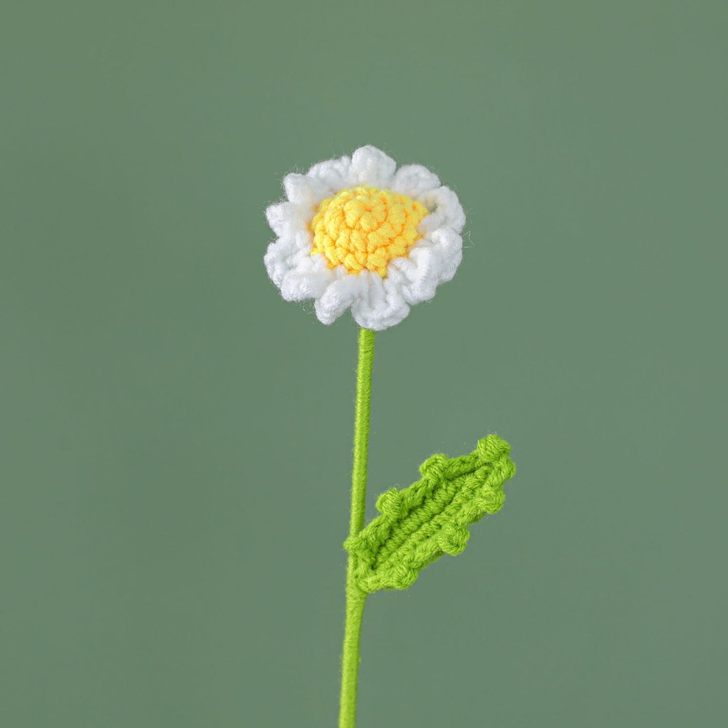 Chamomile Crocheted Daisy Bouquet - Finished Flower Bouquet for Baskets and Hug Buckets,  Bouquet for Weddings